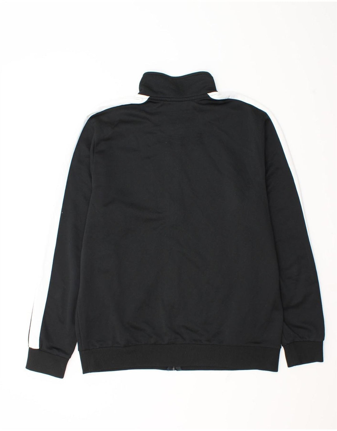 Puma Herren-Trainingsanzug-Top-Jacke, großes schwarzes Farbblock-Polyester