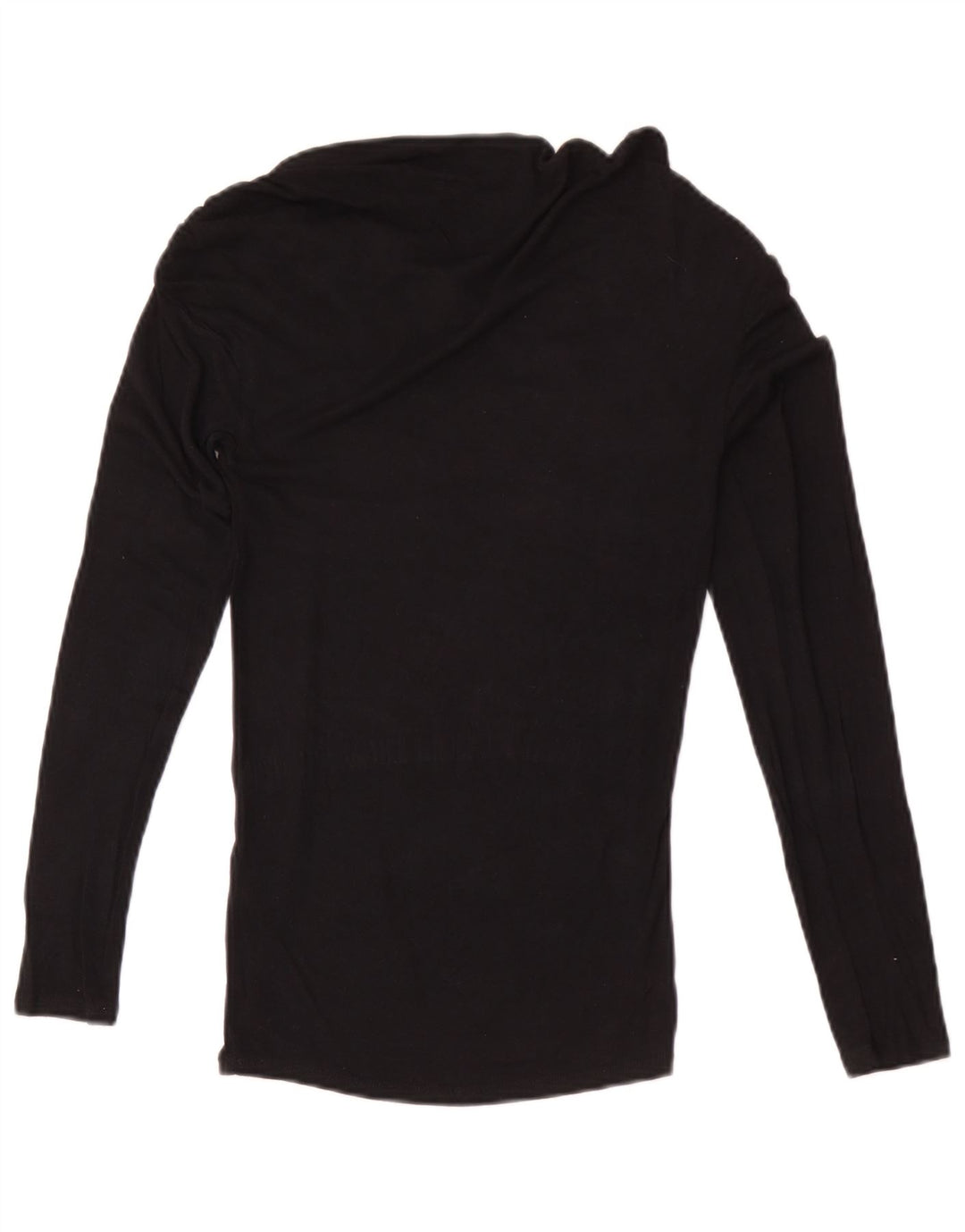 Zara Damen Top Langarm UK 8 Small Schwarz Modal