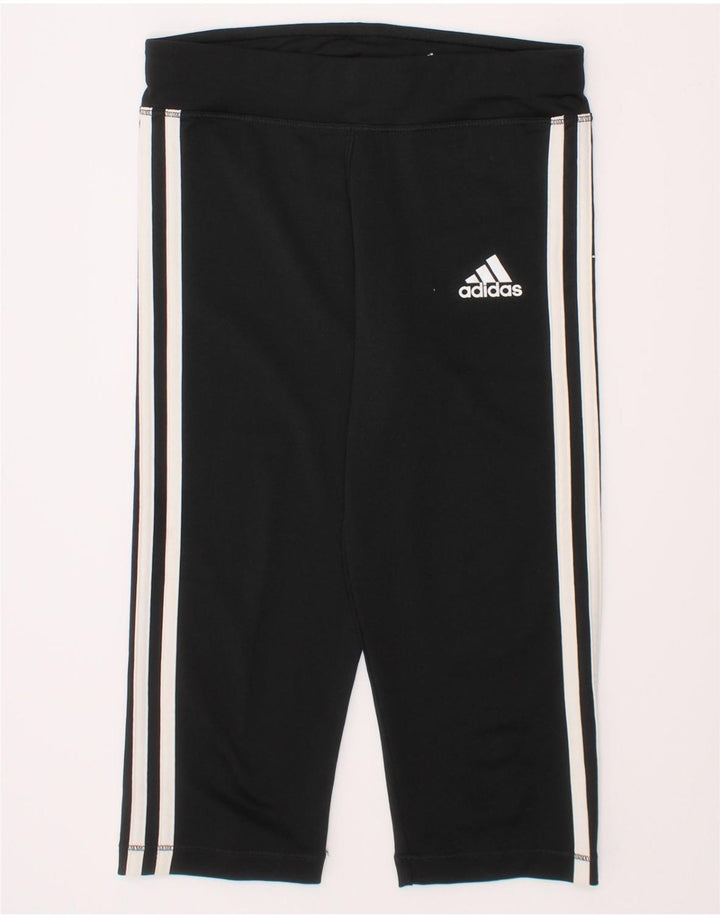 ADIDAS Climalite-Leggings für Mädchen, 11–12 Jahre, schwarzes Polyester
