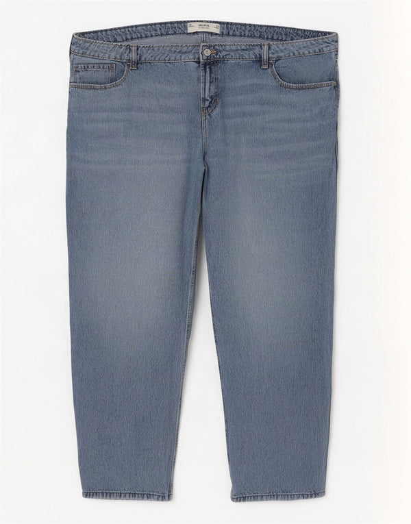 Hollister Womens Low Waist Loose Jeans US 20 3XL W35 L31 Blaue Baumwolle