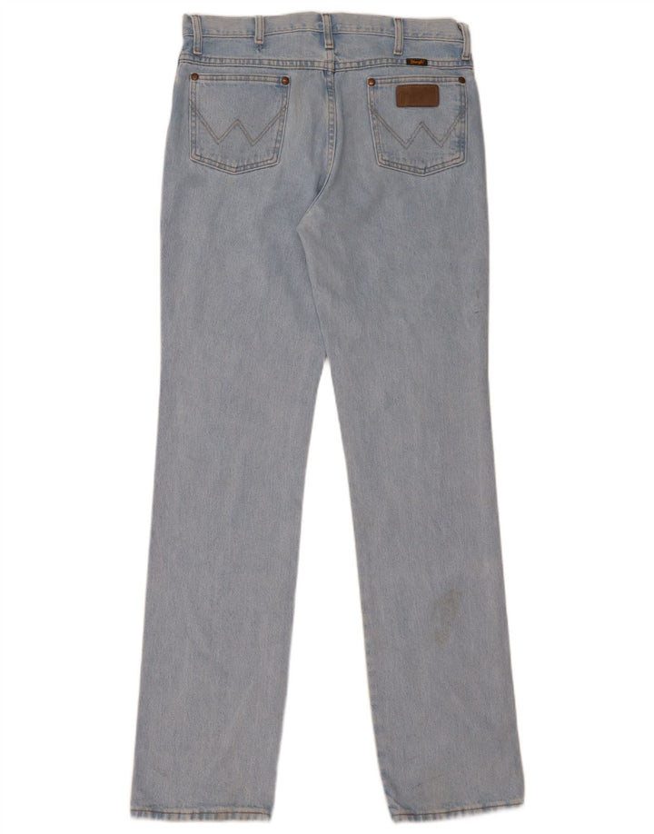 Wrangler Herren Straight Jeans W34 L36 Blaue Baumwolle