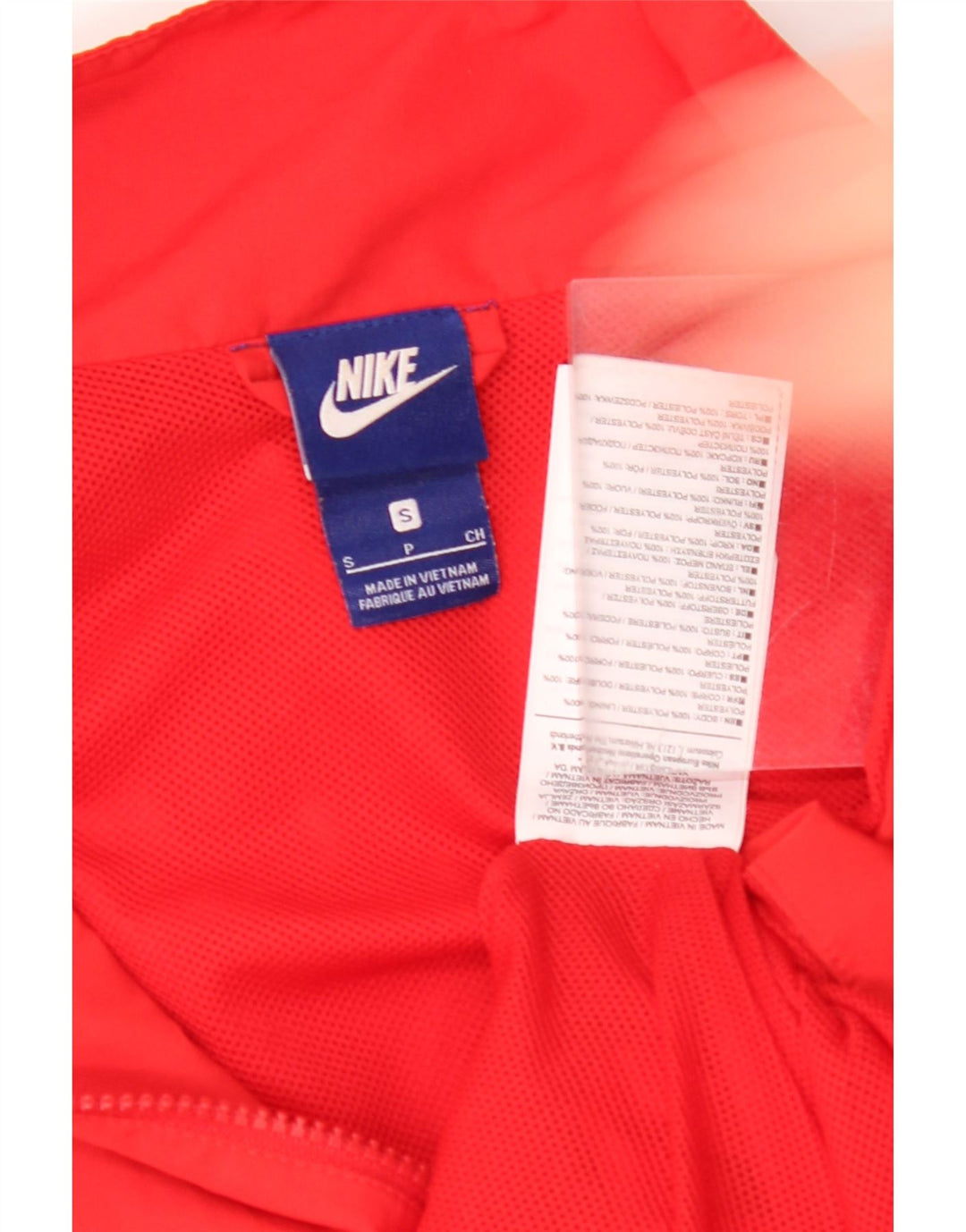 NIKE Herren-Trainingsanzug-Oberteil, Jacke, klein, rot, Polyester