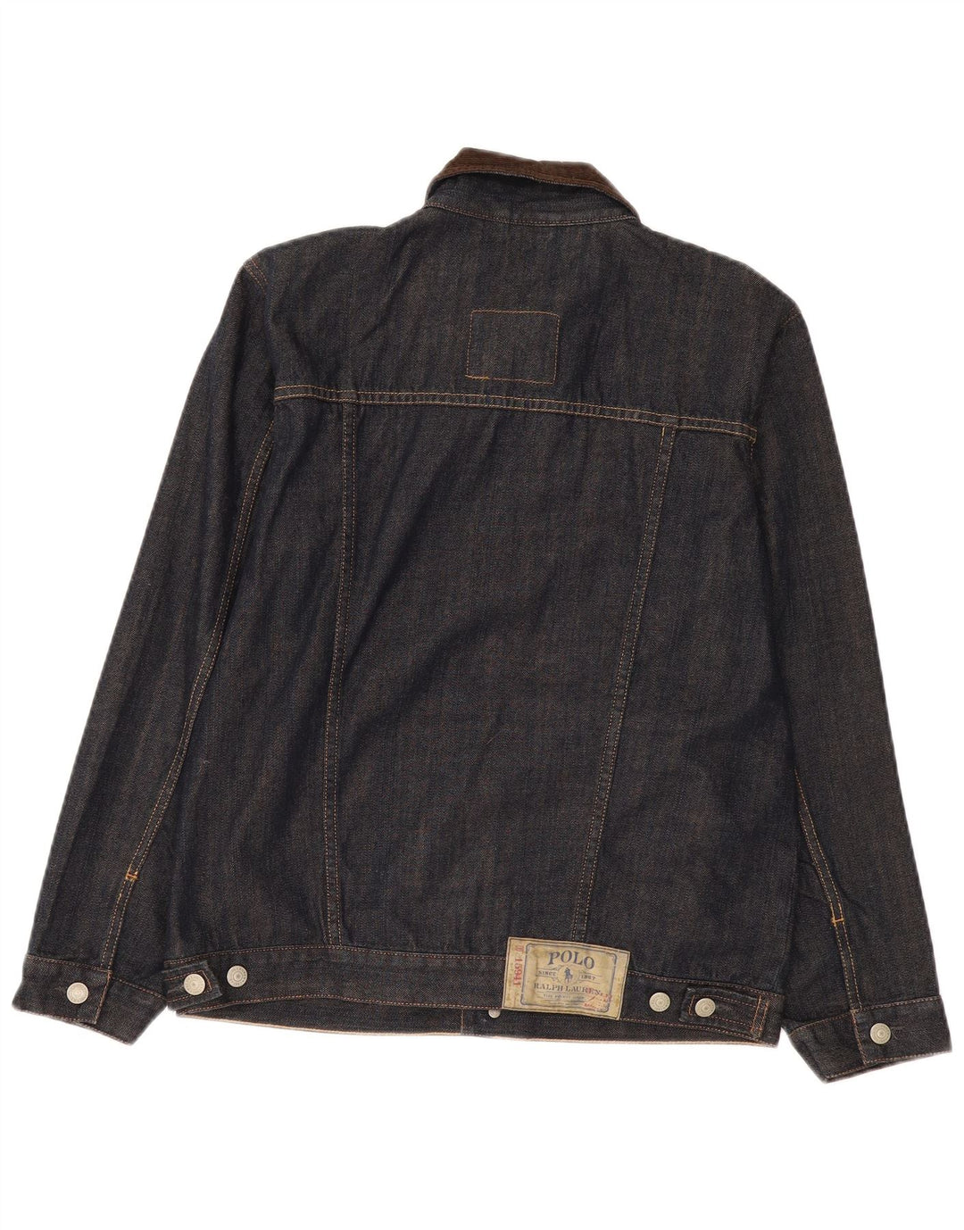 Polo Ralph Lauren Jeansjacke für Jungen, 15–16 Jahre, XL, Marineblau, Baumwolle