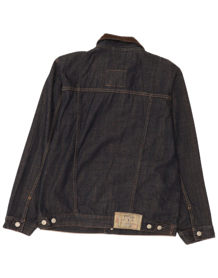 Polo Ralph Lauren Jeansjacke für Jungen, 15–16 Jahre, XL, Marineblau, Baumwolle