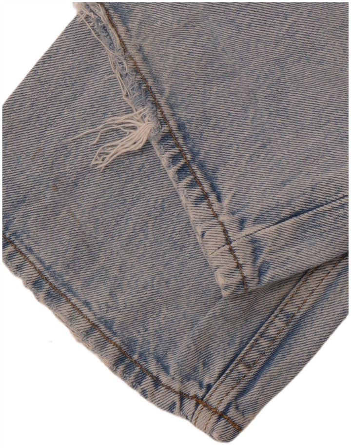 ZARA Herren Distressed Straight Jeans EU 38 Small W30 L30 Blau