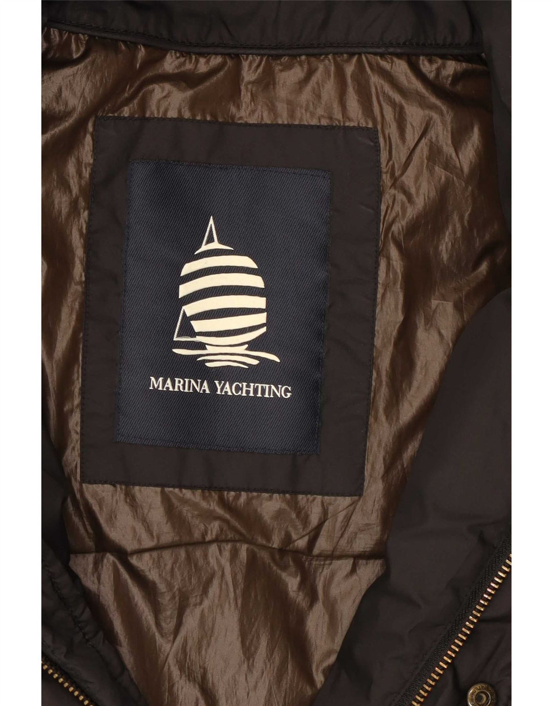 Marina Yachting Herren Wattierte Jacke IT 48 Mittelschwarzes Polyester