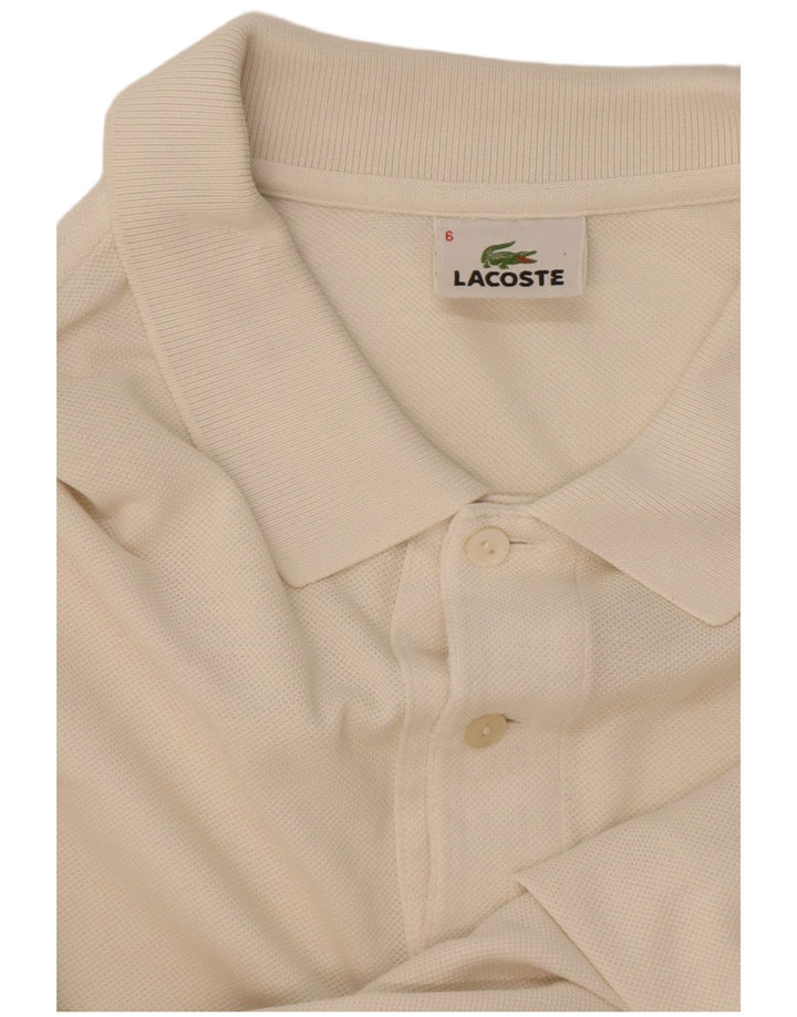 Lacoste Herren Poloshirt Größe 6 XL Weiß