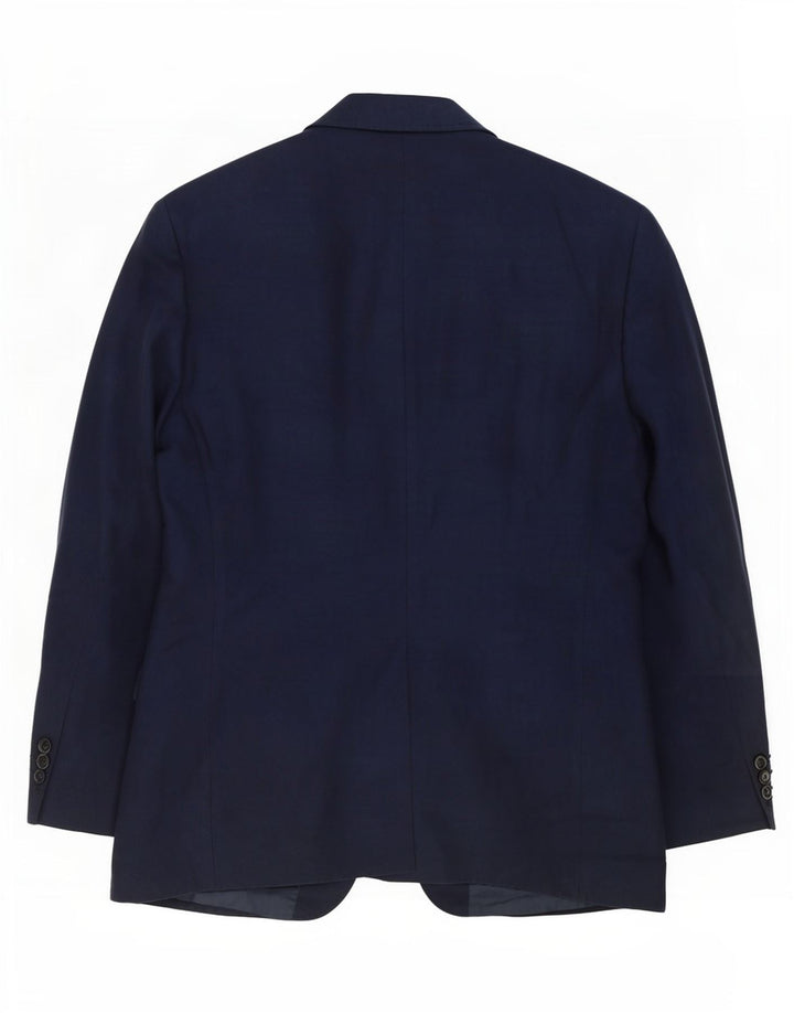 Marks & Spencer Herren-Blazer mit 2 Knöpfen, Gr. 42, groß, marineblau, Baumwolle