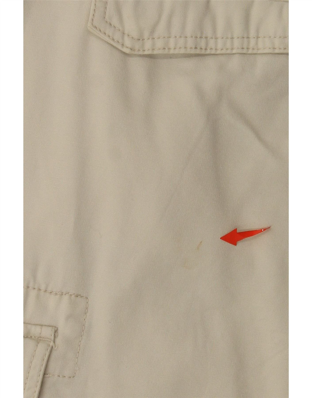 Fila Herren Cargo-Shorts, Größe L, W34, aus weißer Baumwolle