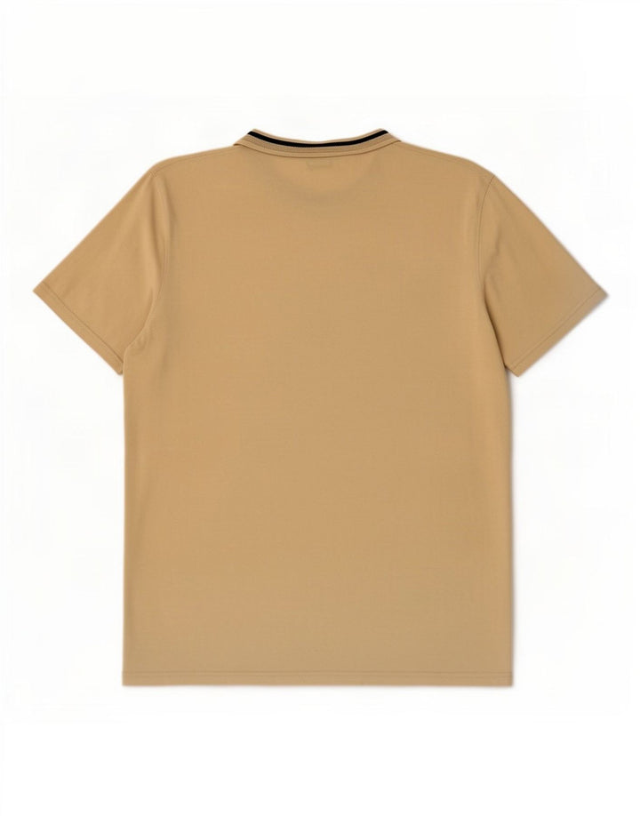 Ted Baker Damen T-Shirt Top Größe 4 Large Beige Baumwolle