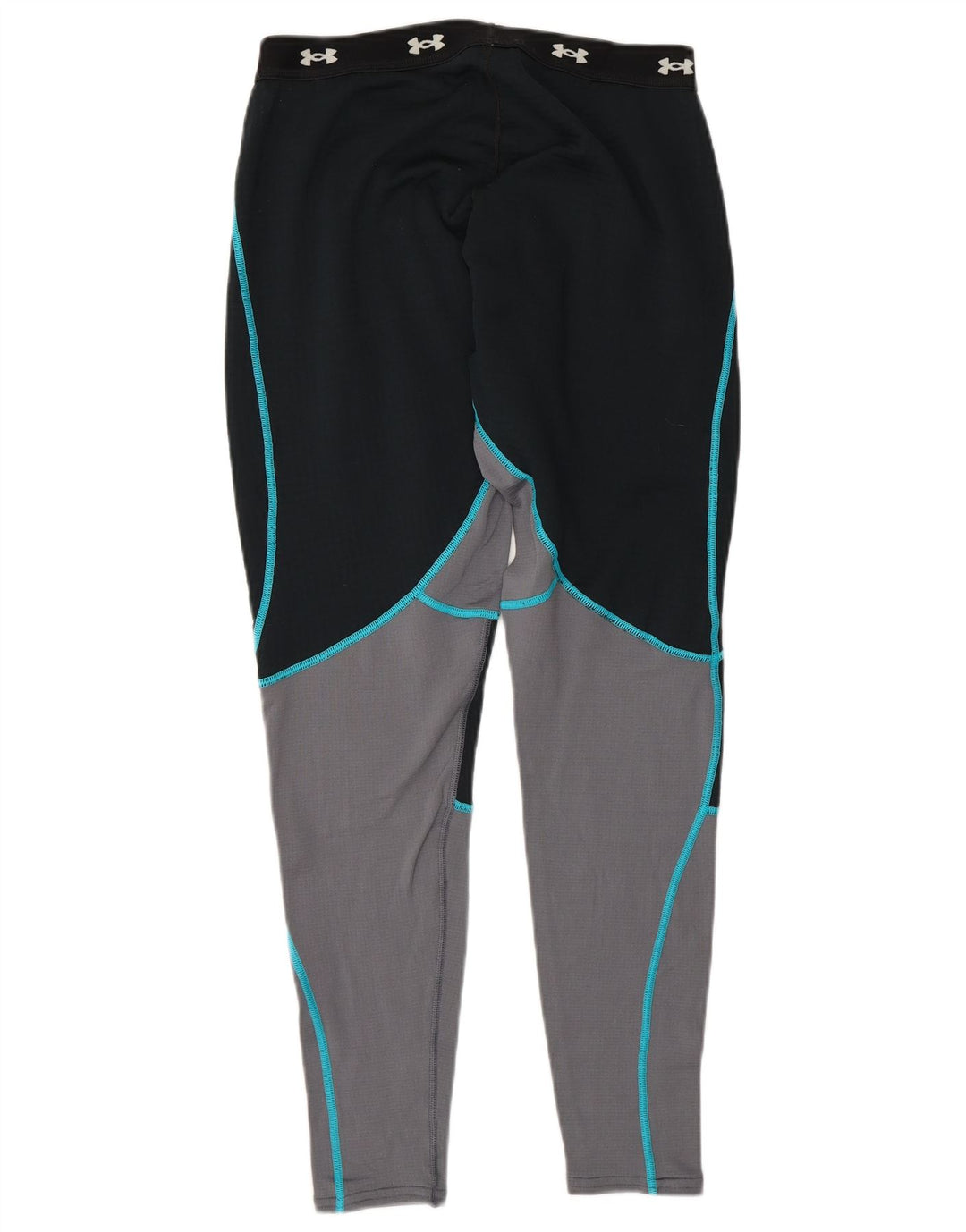 Under Armour Damen-Leggings mit Grafik, UK 12, mittleres Marineblau, Farbblock