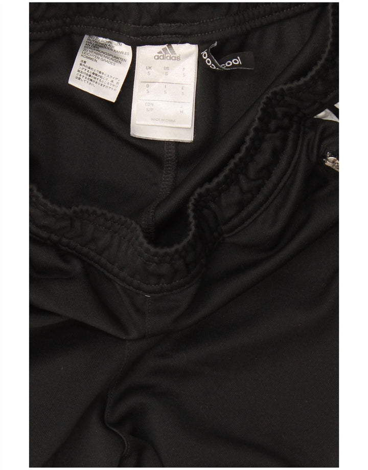 Adidas Damen Climacool Trainingshose UK 10 Small Schwarz Polyester