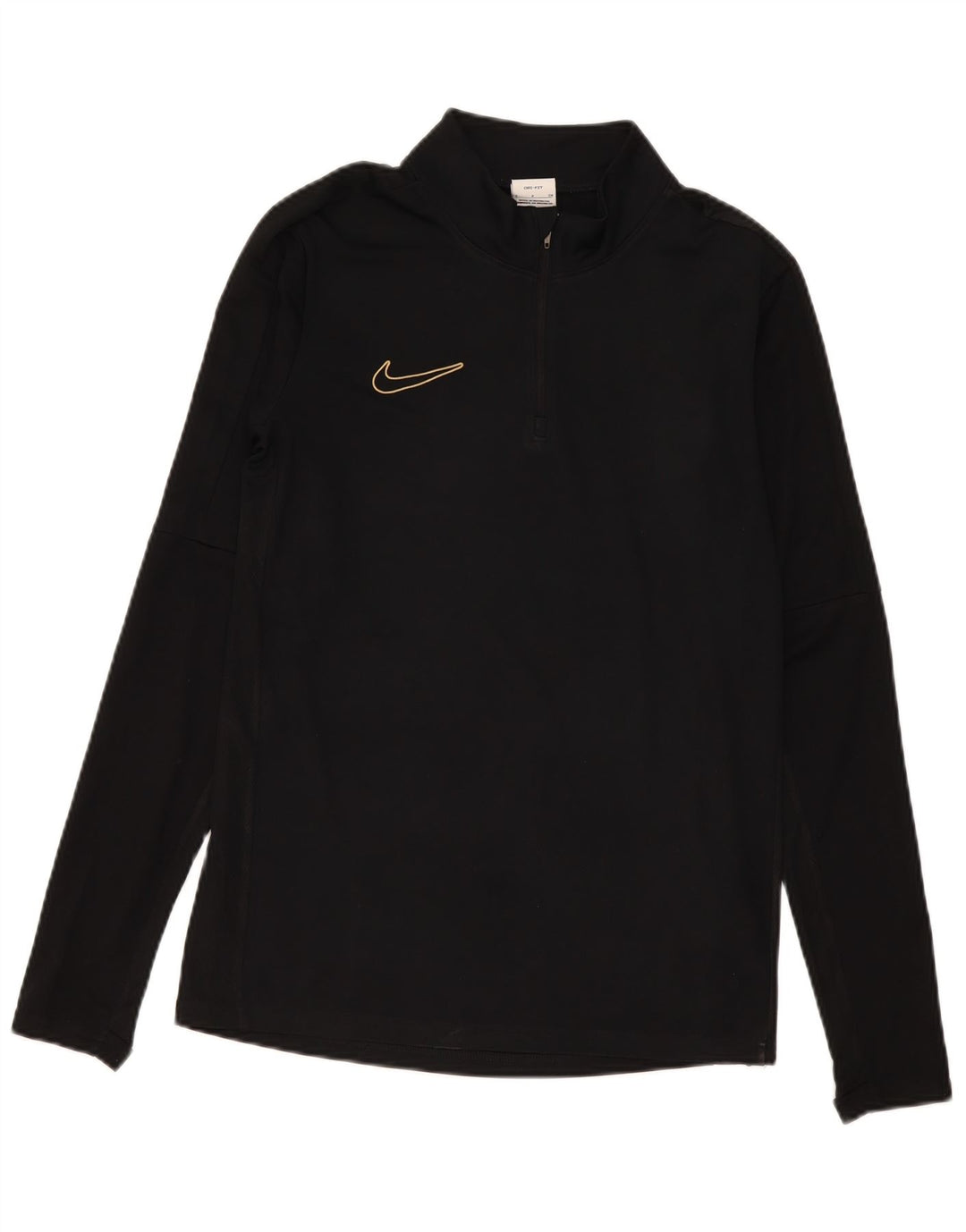 Nike Herren Dri Fit Pullover-Trainingsanzug mit Reißverschluss, Größe S, Schwarz, Polyester