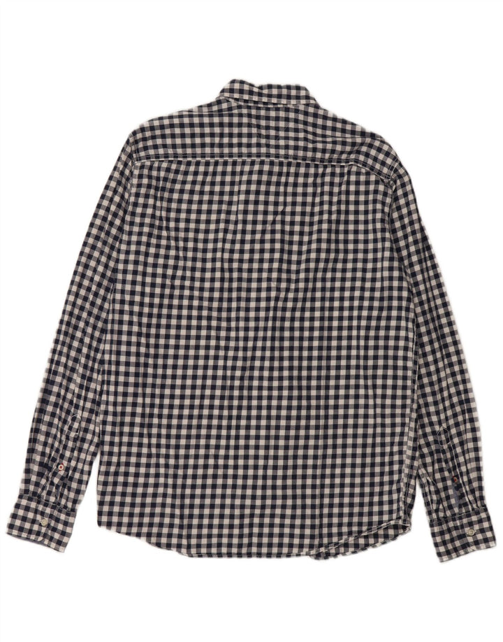 TOMMY HILFIGER Herren Vintage Fit Flanellhemd Mittelschwarz Gingham