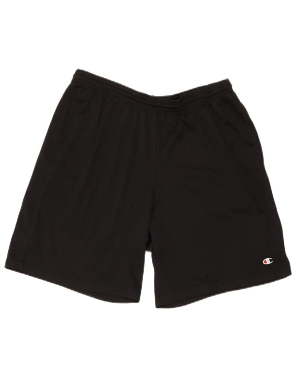 Champion Damen Sportshorts UK 14 Large Schwarz