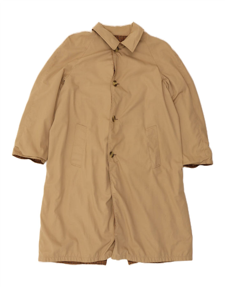 TREND IN TREVIRA Herren Wendemantel UK 38 Mittelbeige Polyester