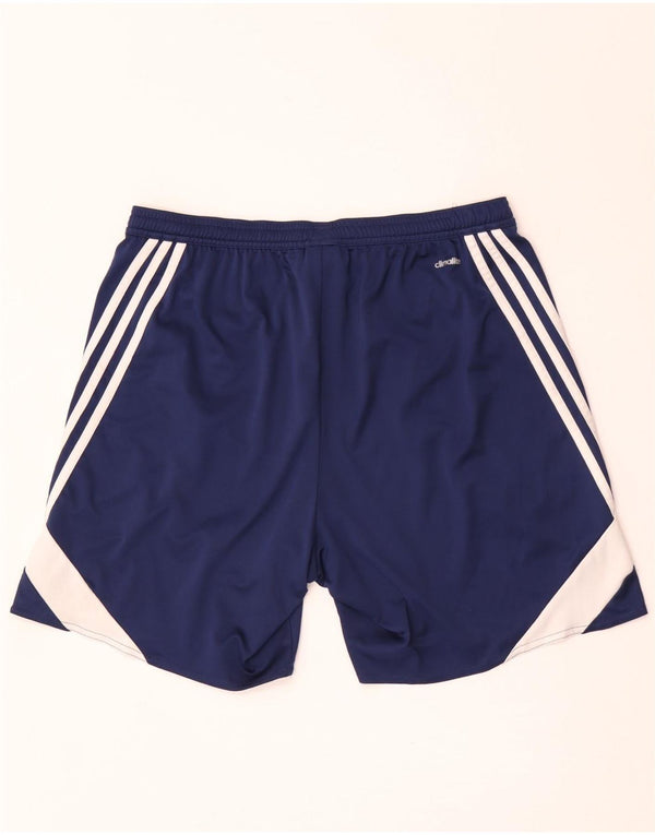 Adidas Herren Climalite Sportshorts, groß, marineblau, Farbblock-Polyester