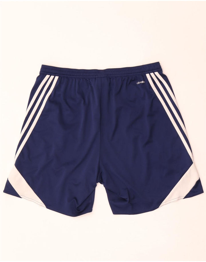 Adidas Herren Climalite Sportshorts, groß, marineblau, Farbblock-Polyester