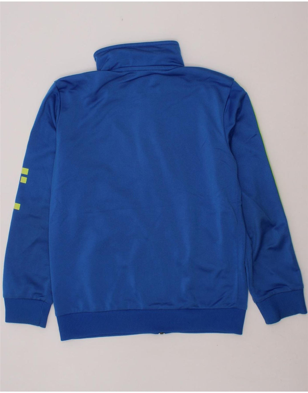 ADIDAS Boys Graphic Tracksuit Top Jacket 7-8 Years Blue Polyester Vintage Adidas and Second-Hand Adidas from Messina Hembry 