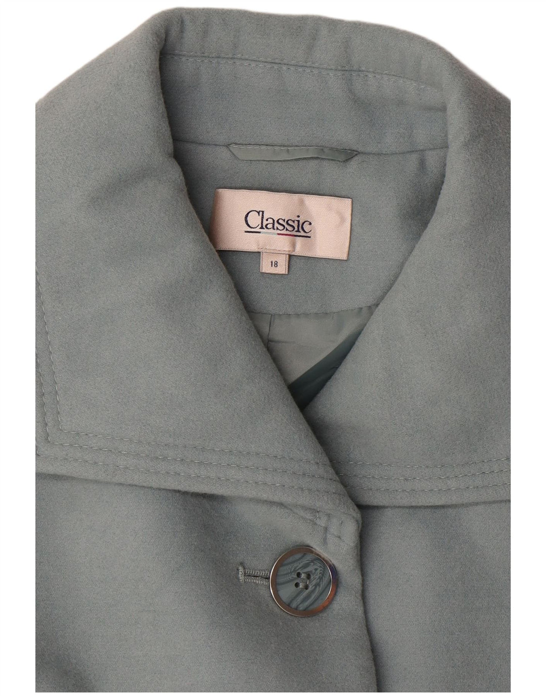 CLASSIC Damen-Blazerjacke mit 4 Knöpfen, UK 18, XL, Blau, Polyester