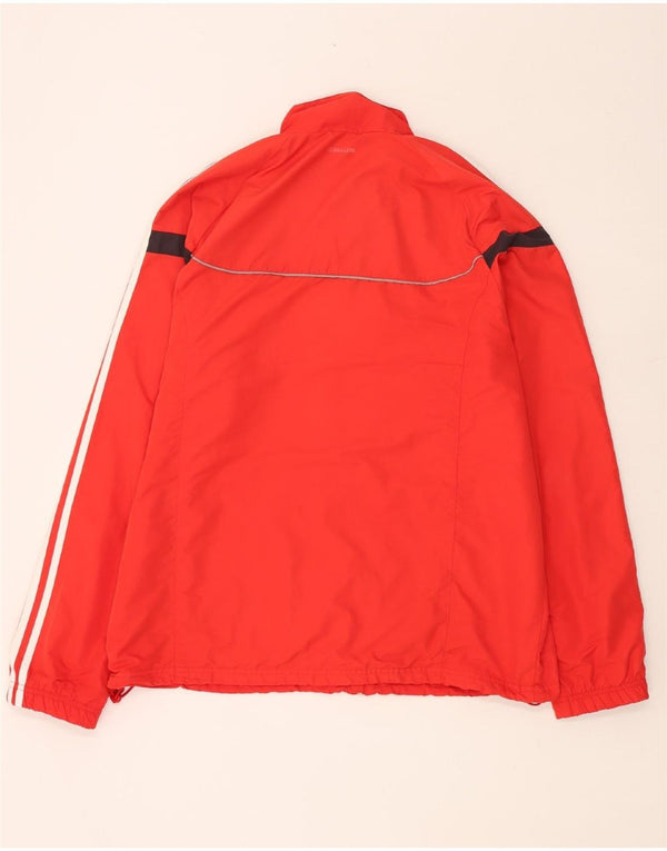 ADIDAS Herren Regenjacke UK 46/48 XL Rot Colourblock Polyester