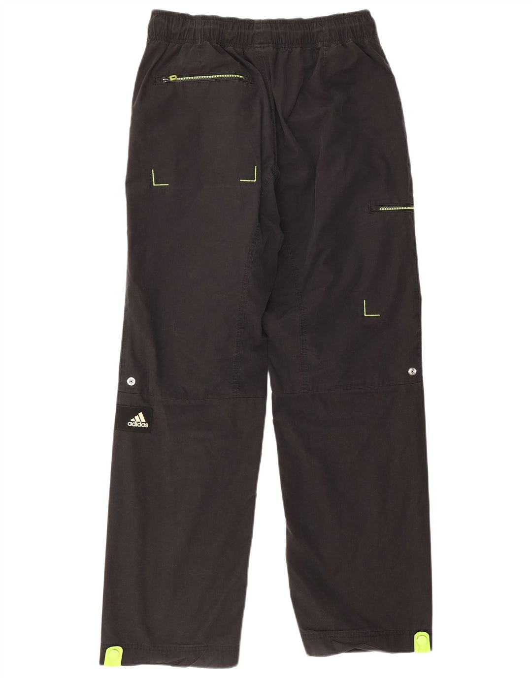 Adidas Herren Straight Cargo-Hose, Größe S, W28, L32, Schwarz, Polyester