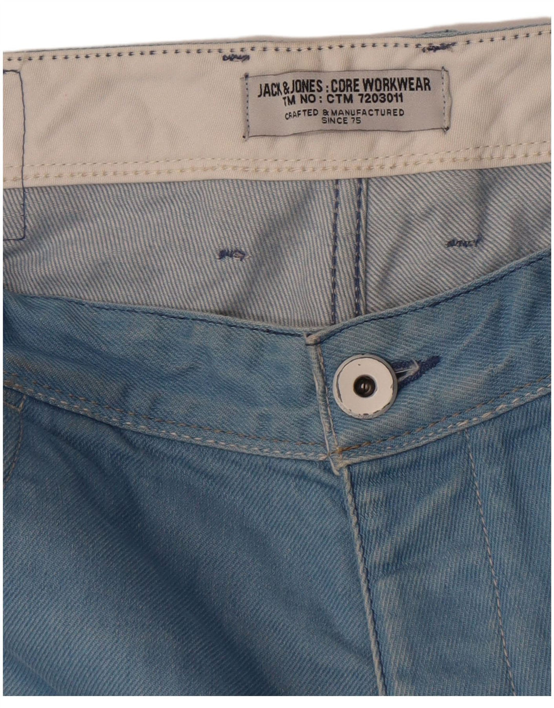 Jack & Jones Herren Boxy Loose Jeans W34 L34 Blau