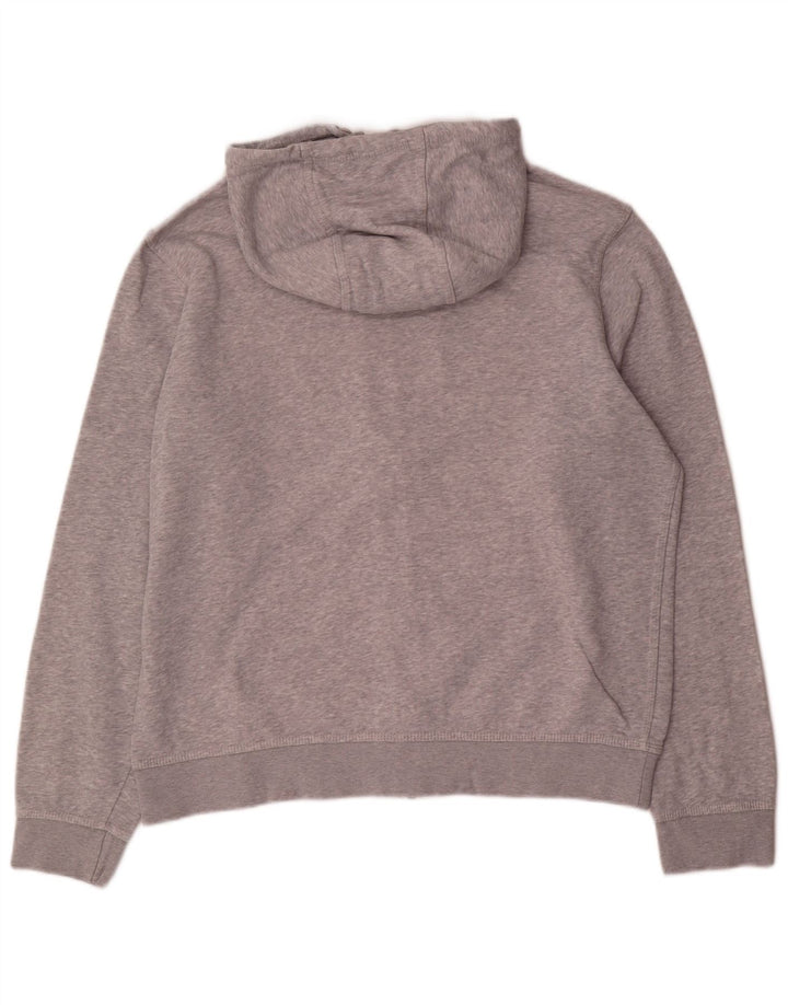 Nike Herren-Kapuzenpullover mit grafischem Reißverschluss, groß, grau gefleckt