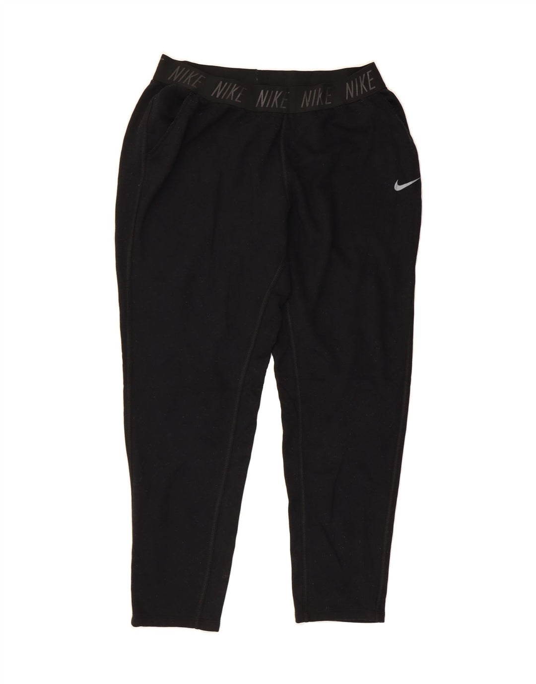 NIKE Womens Graphic Tracksuit Trousers UK 18 XL  Black Polyester Vintage Nike and Second-Hand Nike from Messina Hembry 