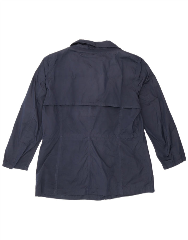 Geox Respira Womens Utility Jacke UK 14 Large Marineblau Polyester