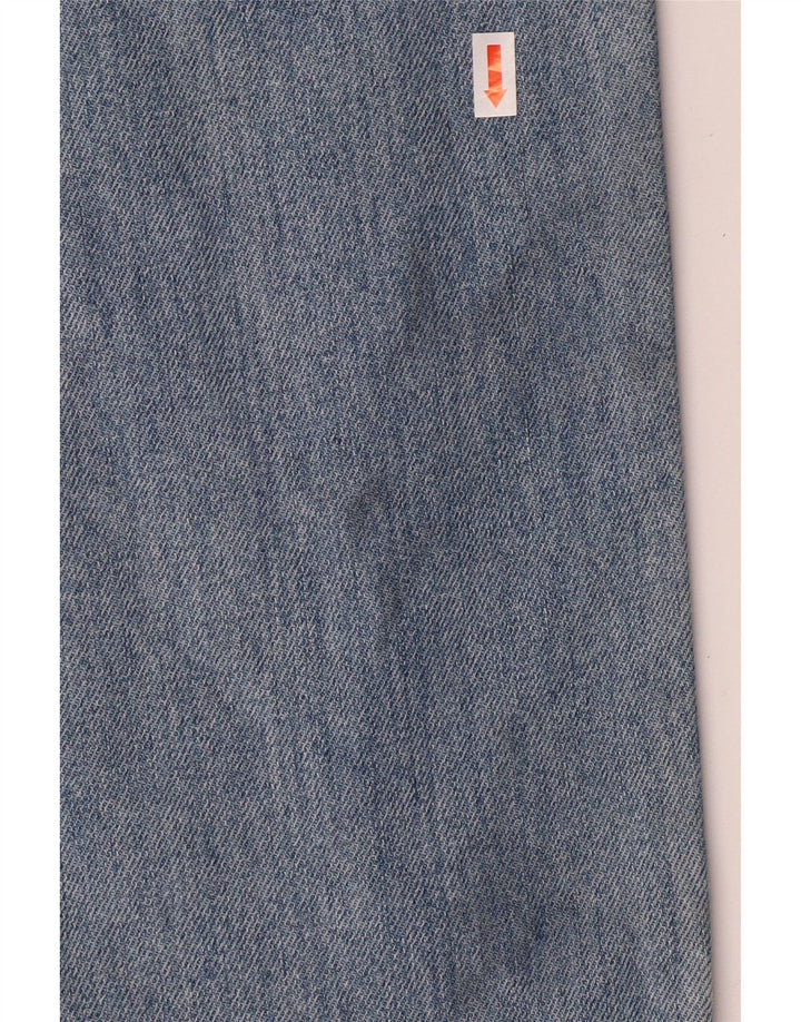 RIFLE Damen Straight Jeans W29 L34 Blaue Baumwolle