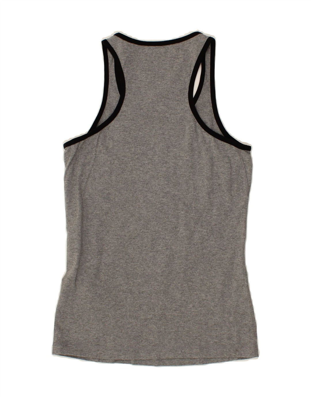 CHAMPION Womens Graphic Vest Top UK 14 Large Grey Cotton Vintage Champion and Second-Hand Champion from Messina Hembry 