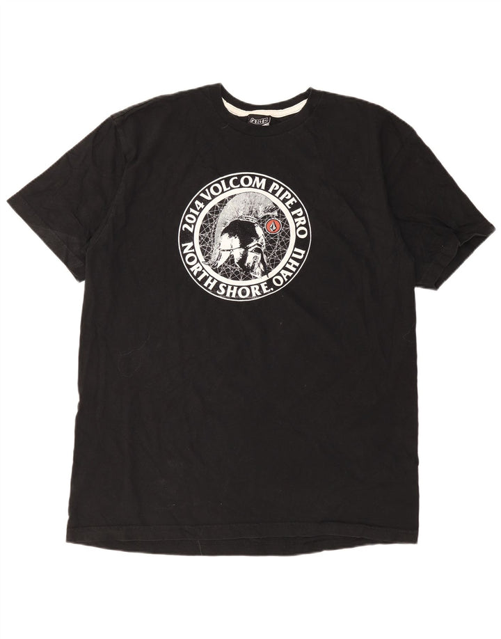 Volcom Herren Grafik T-Shirt Top XL Schwarz