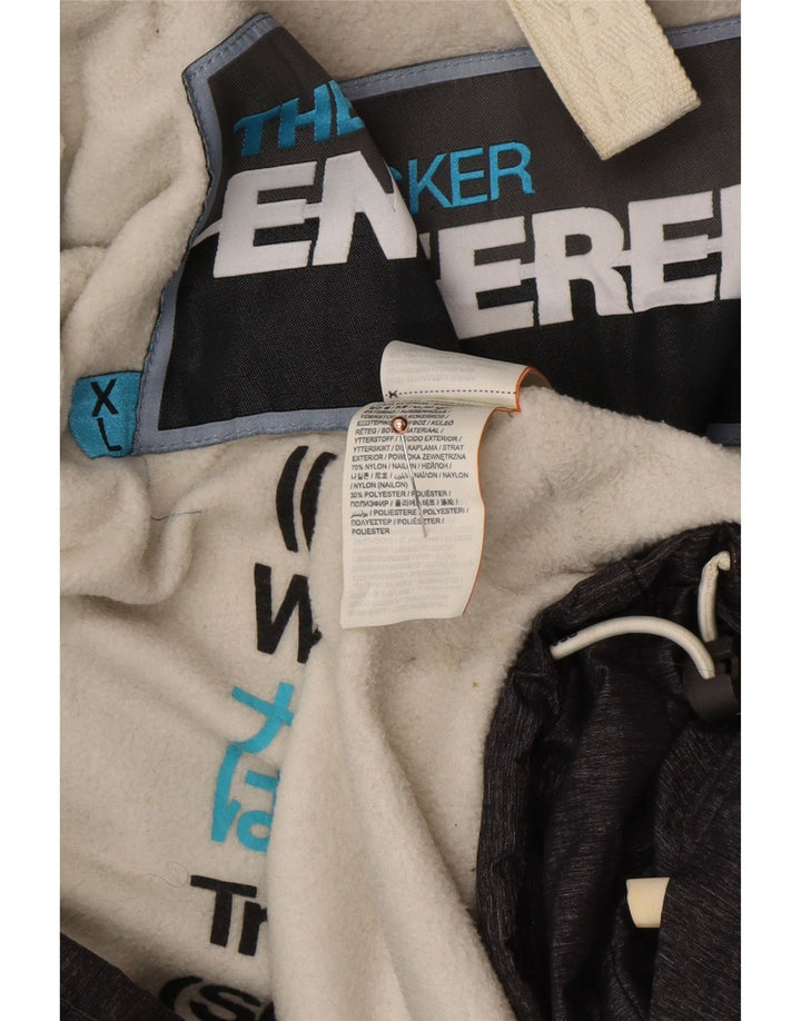 SUPERDRY Herren Windhiker Windjacke mit Kapuze, UK 42 XL, graues Nylon