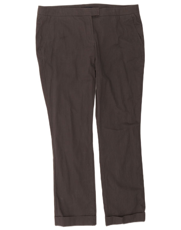 Tommy Hilfiger Slim-Anzughose für Damen, US 14, XL, W38, L28, graue Baumwolle