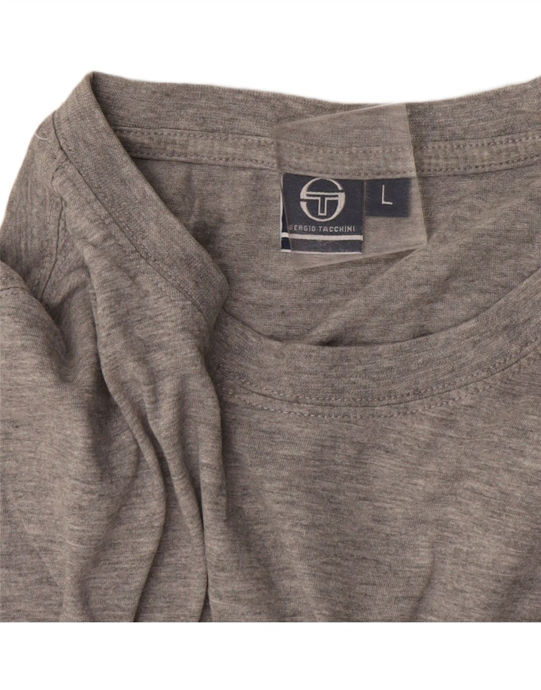 Sergio Tacchini Herren T-Shirt Top Large Grau meliert