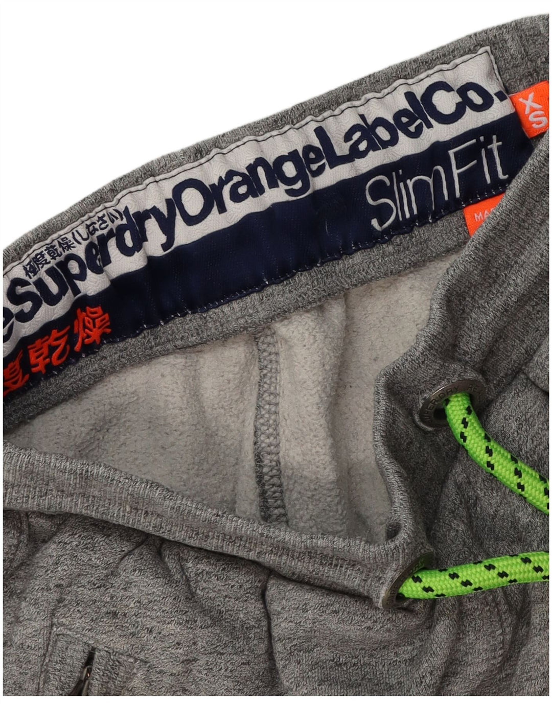 Superdry Herren Slim Fit Sportshorts XS Grau meliert
