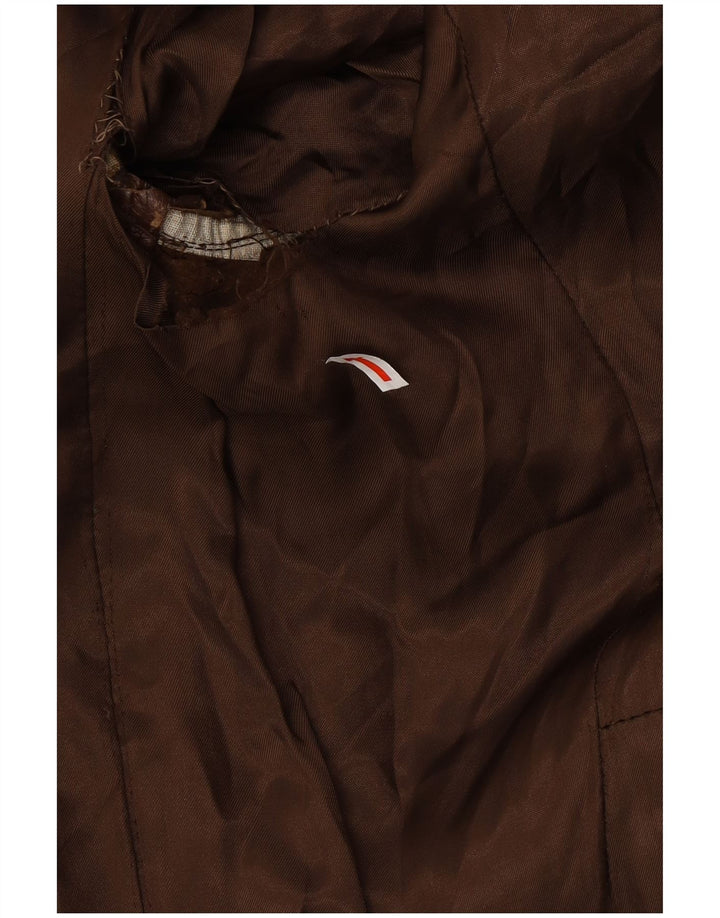 VINTAGE Herren Ledermantel UK 38 Mittelbraunes Leder