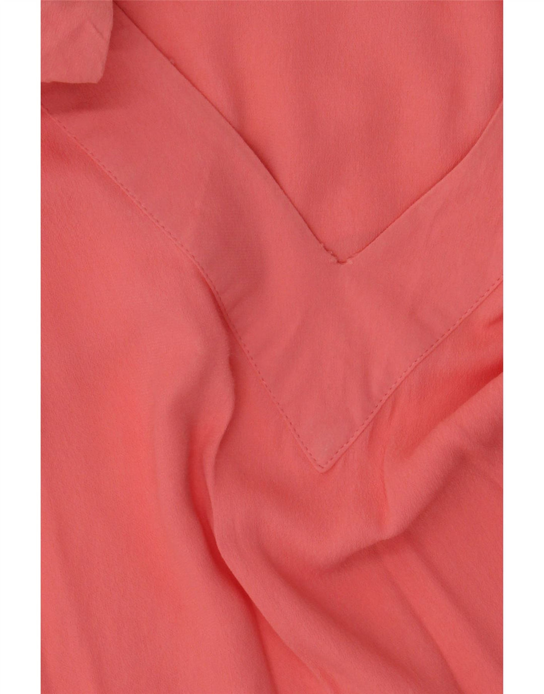 Zara Damen Langarm-Tunika-Oberteil UK 10 Small Rosa Viskose