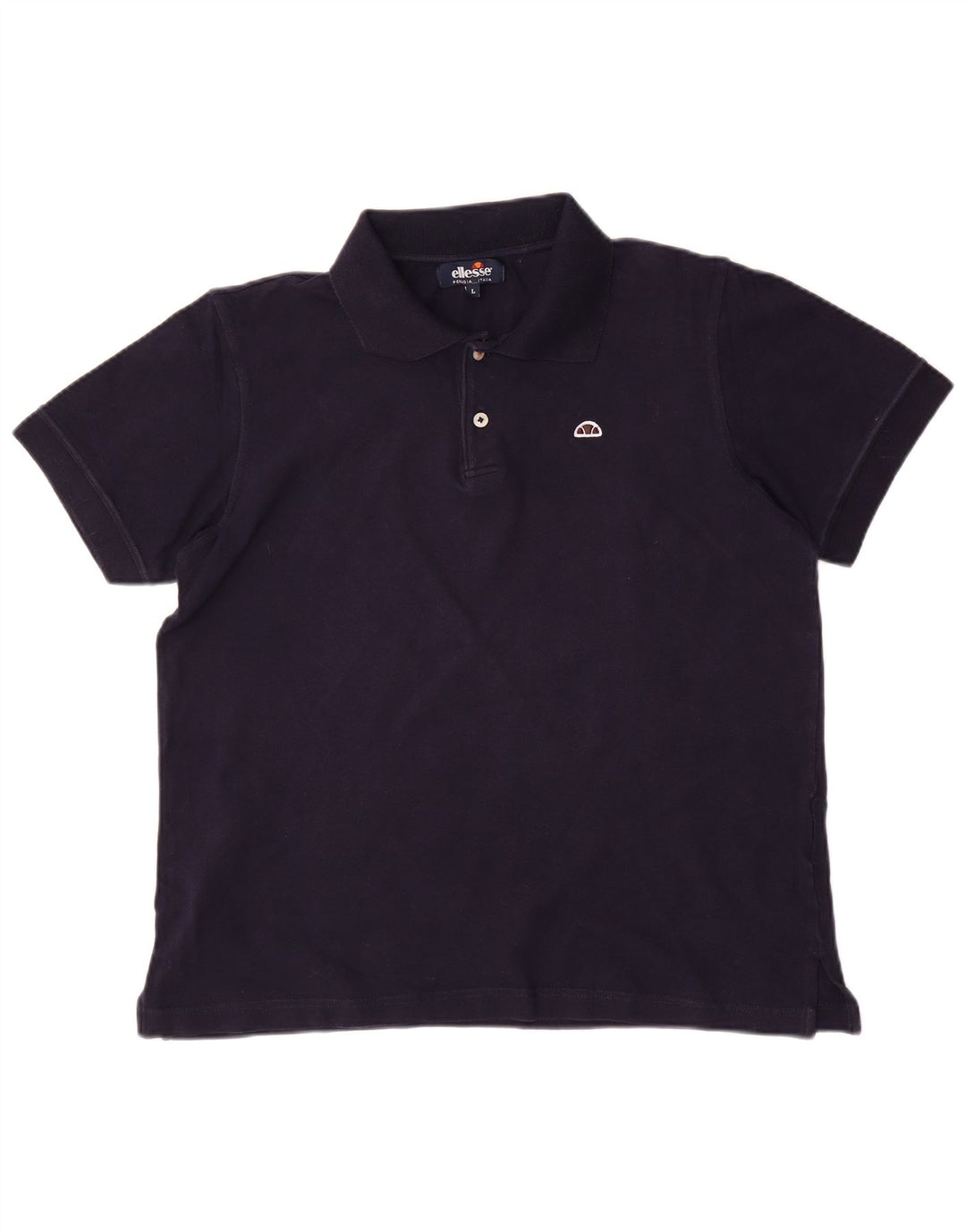 ELLESSE Herren-Poloshirt, große marineblaue Baumwolle