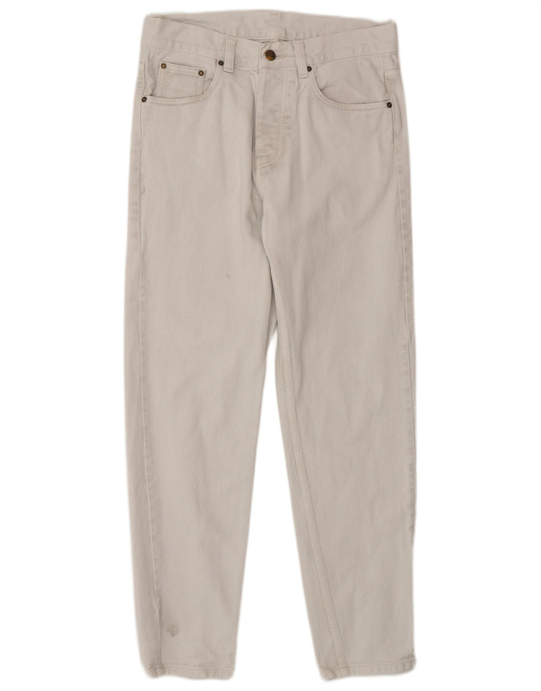 Carhartt Herren Slim Jeans W28 L28 Weiße Baumwolle