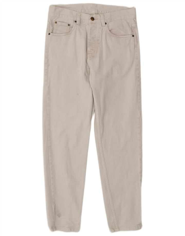 Carhartt Herren Slim Jeans W28 L28 Weiße Baumwolle