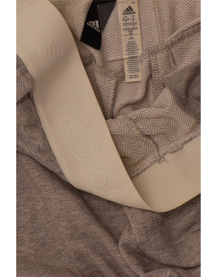 ADIDAS Damen-Trainingshose mit Grafik, UK 12/14, mittelgrauer Chevron