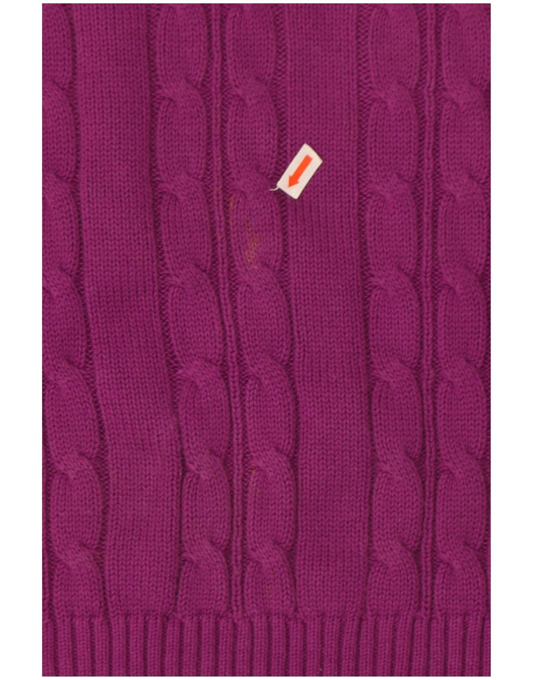 Marks & Spencer Herren-Pullover mit Rundhalsausschnitt, Größe L, Lila, Baumwolle