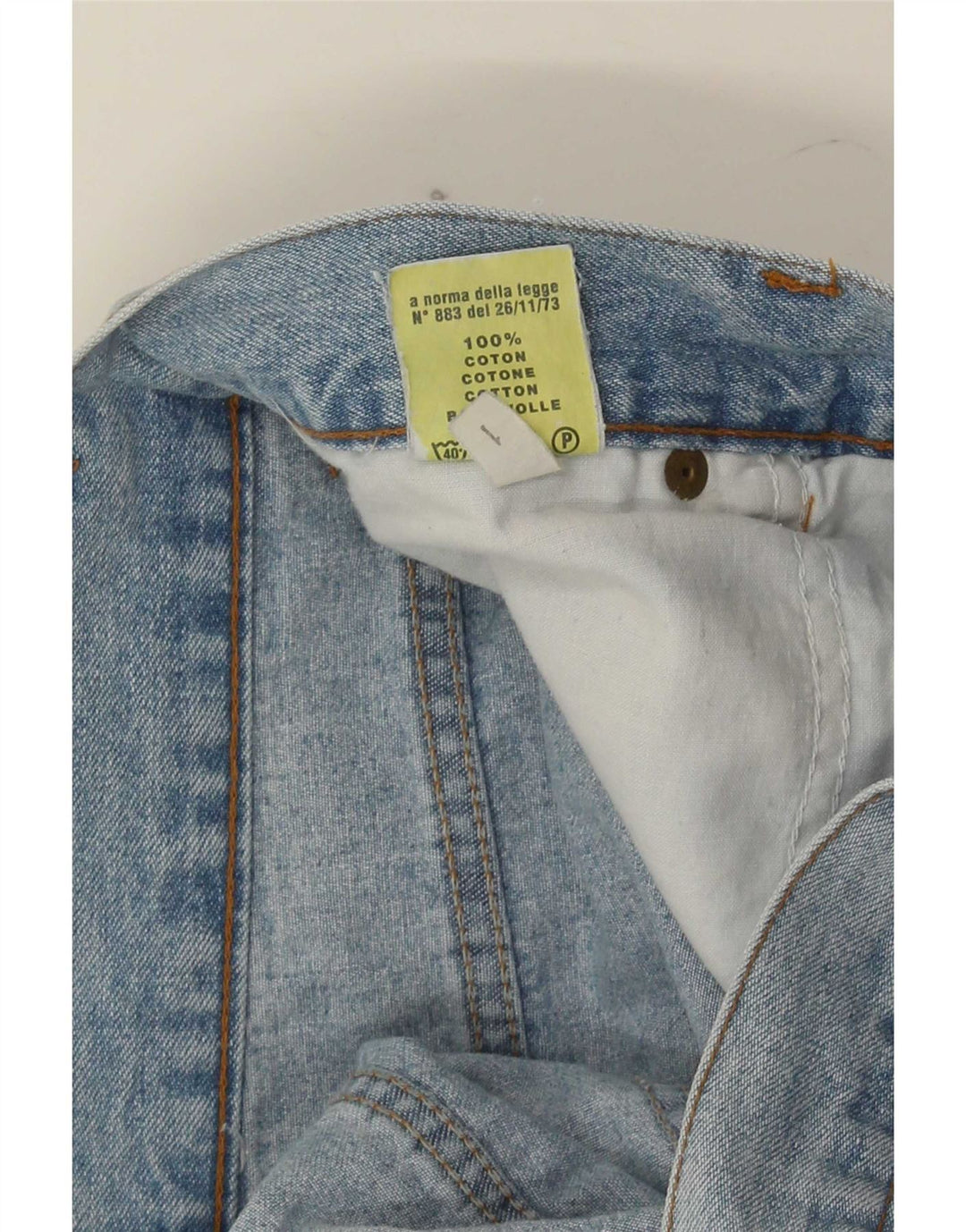 Casucci Herren Straight Jeans W36 L34 Blaue Baumwolle