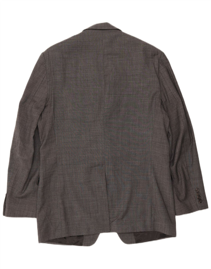 Chaps Herren-Blazer mit 2 Knöpfen, UK 42, XL, graue Wolle