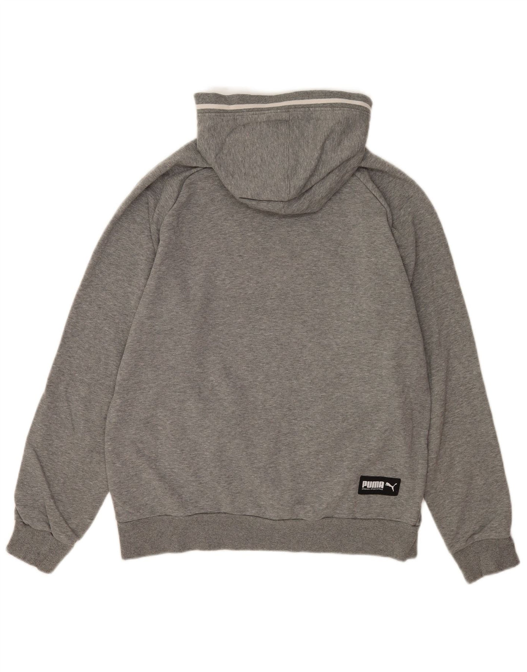 Puma Herren Graphic Hoodie Pullover mittelgraue Baumwolle