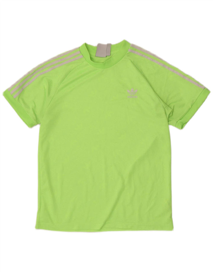Adidas Herren Grafik T-Shirt Top Mittelgrünes Polyester