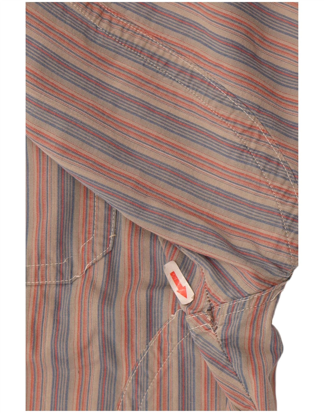 Carrera Herren Chino Shorts W38 XL Rot gestreift