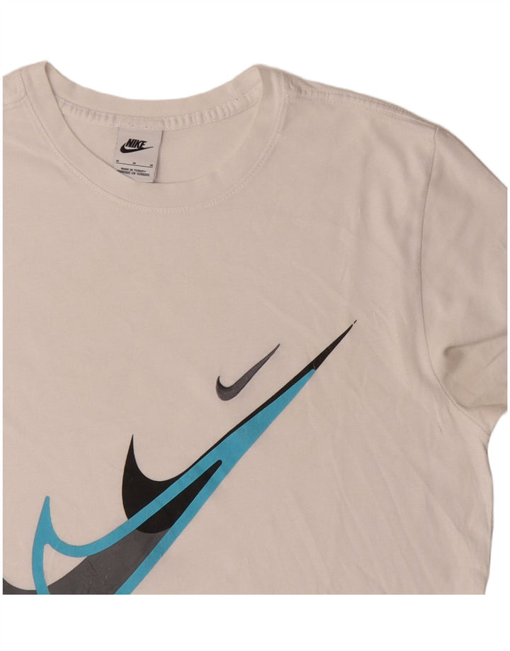 Nike Herren-T-Shirt mit Grafik, mittelweiße Baumwolle